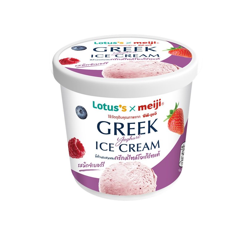 LOTUSS ICE CREAM GREEK YOGHURT MIXED BERRY 210 G