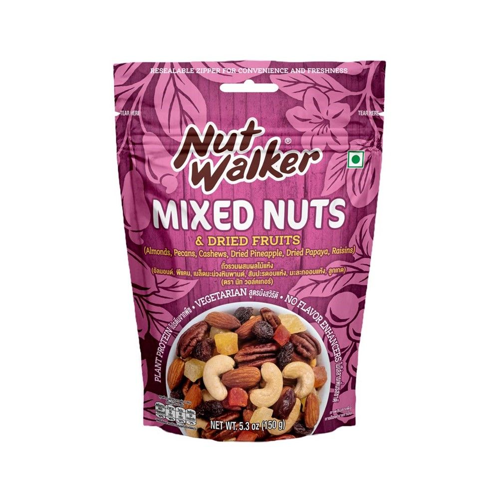 NUT WALKER MIXED NUTS WITH DRIED FRUITS 150 G