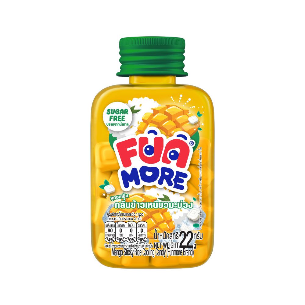 FUN MORE MANGO STICKY COOLING CANDY 22 G