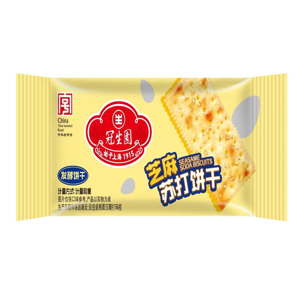 GUANSHENGYUAN SODA BISCUITS SESAME 25 G