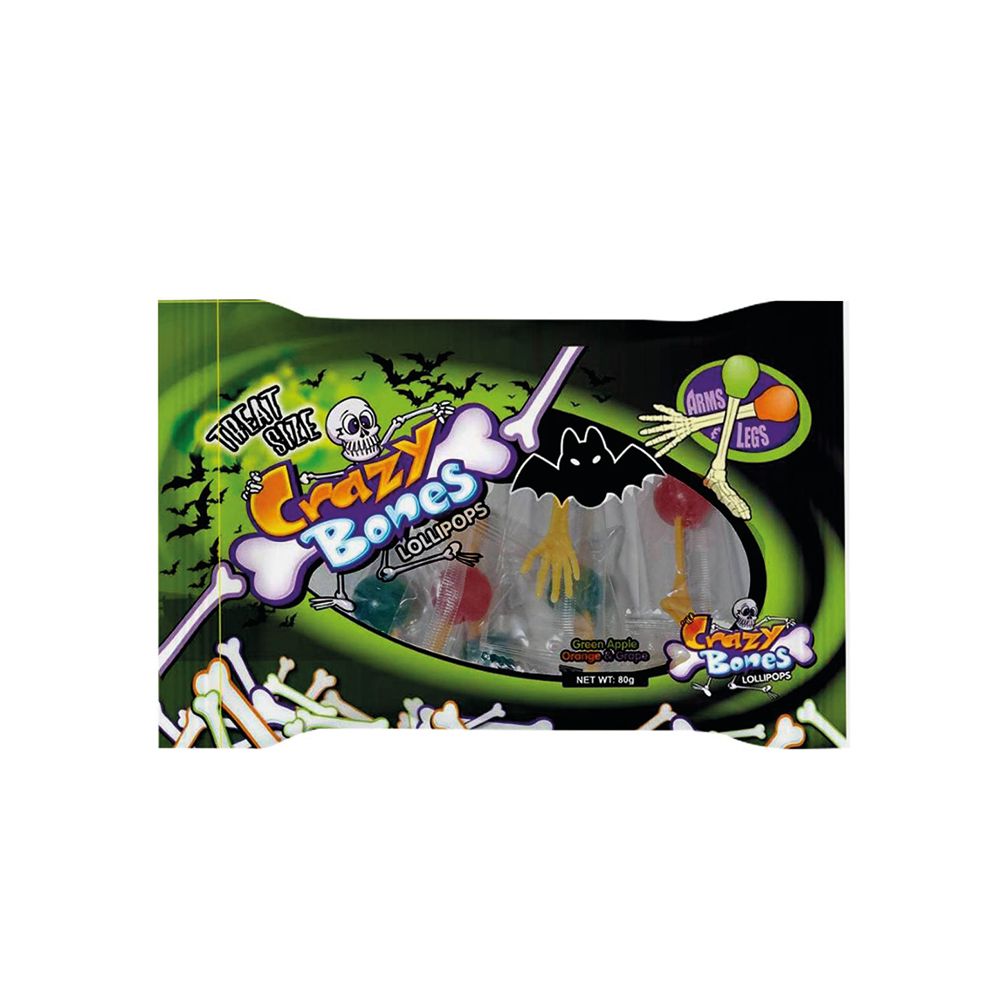 BY PIM CRAZY BONES LOLLIPOPS 80 G
