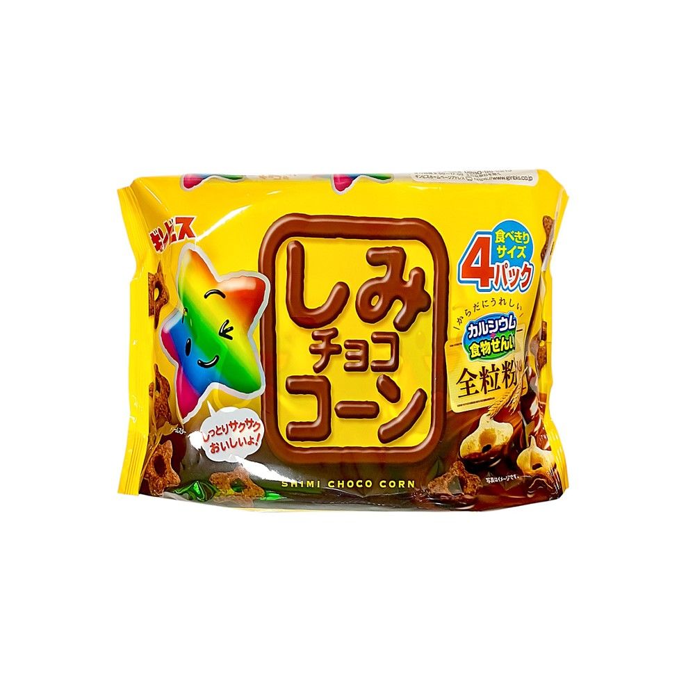 GINBIS CHOCOLATE BAKED CORN SNACK 88 G