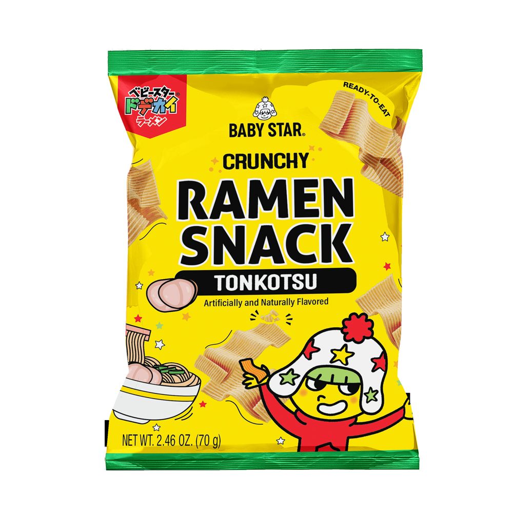 BABY STAR CRUNCHY WIDE RAMEN TONKOTSU 70 G