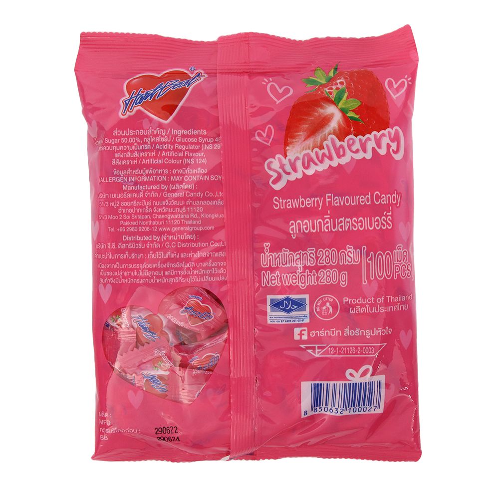 HARTBEAT STRAWBERRY CANDY 100 TB.
