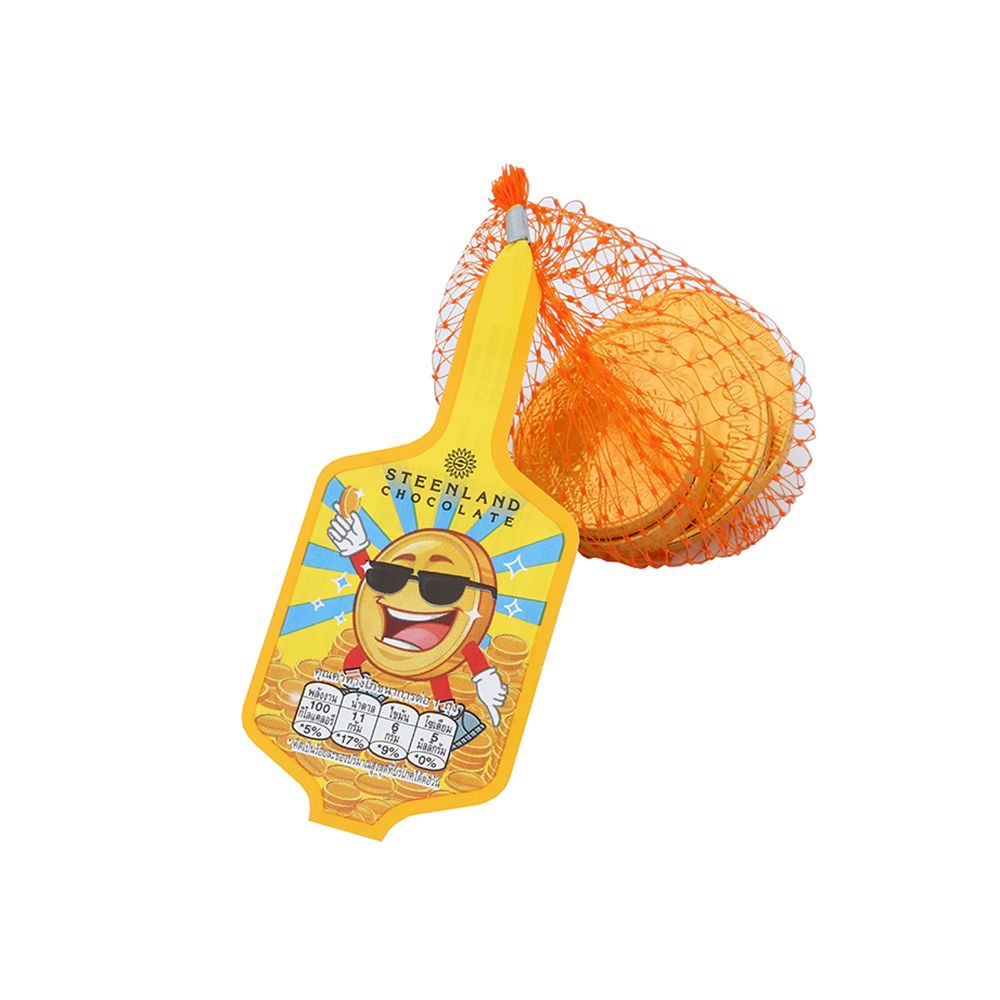 STEENLANDS CHOCO COIN 19 G. (ASSORTED)