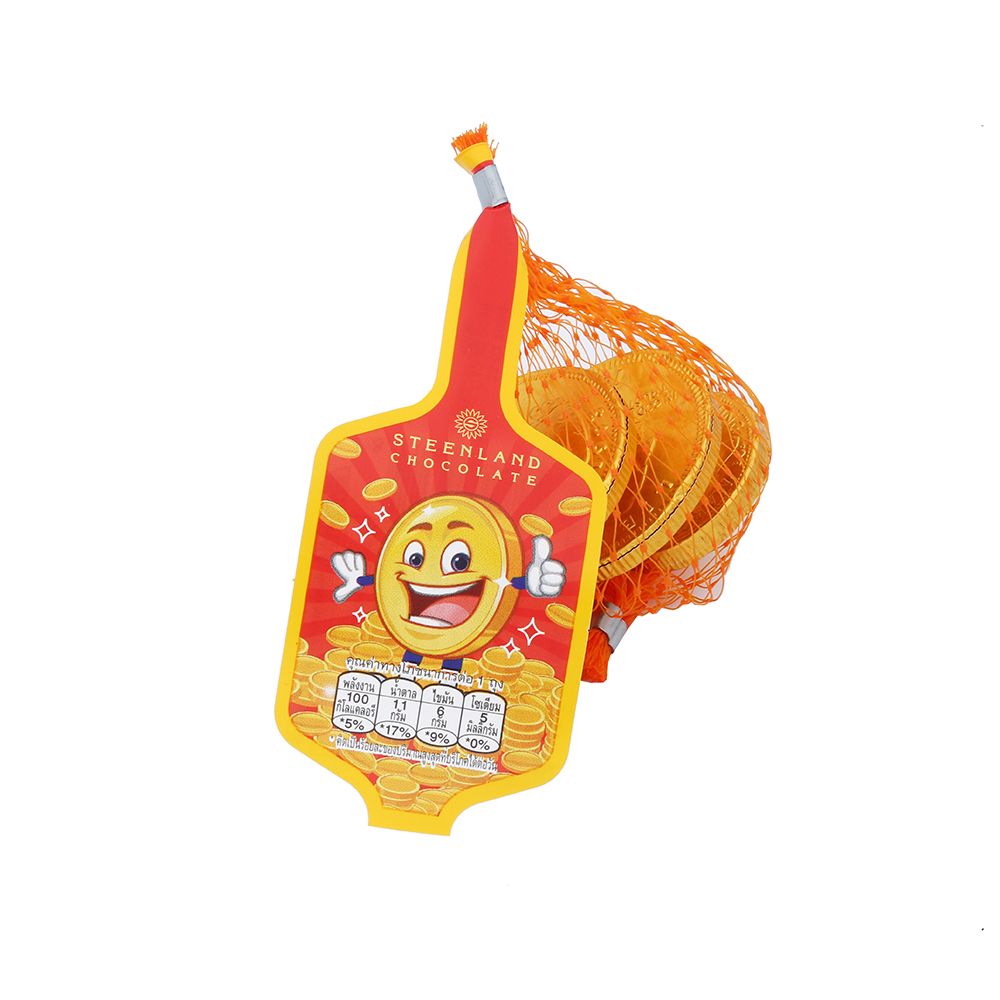 STEENLANDS CHOCO COIN 19 G. (ASSORTED)