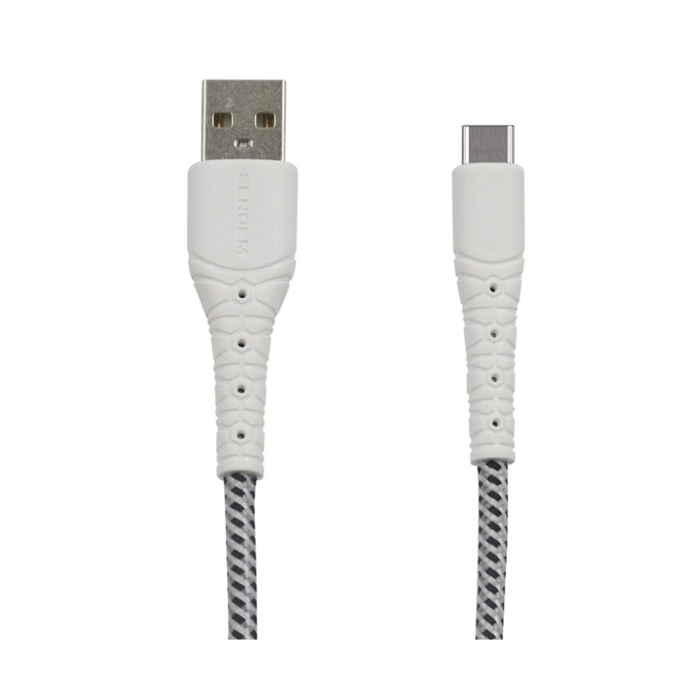 SENDEM สายชาร์จ TYPE C 3A 1.2M M25
