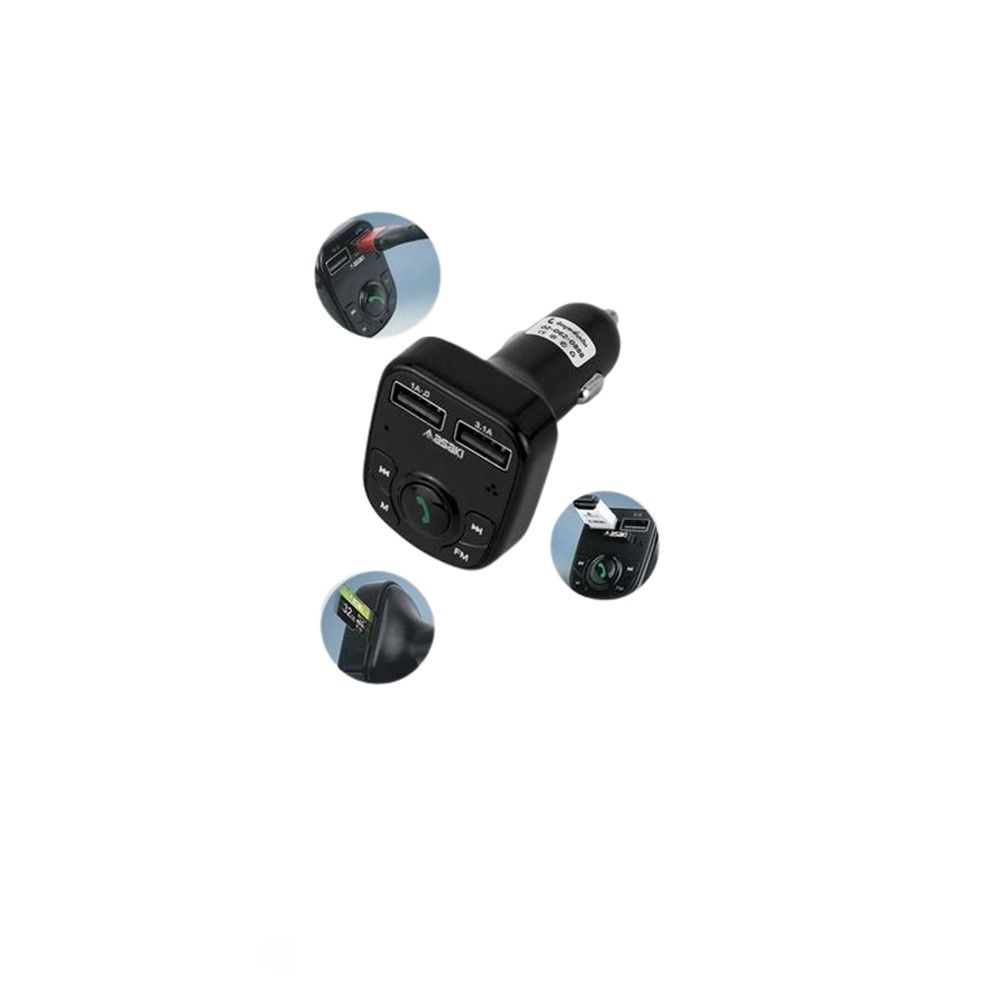 ASAKI หัวชาร์จไฟในรถยนต์บลูทูธ #A-3C