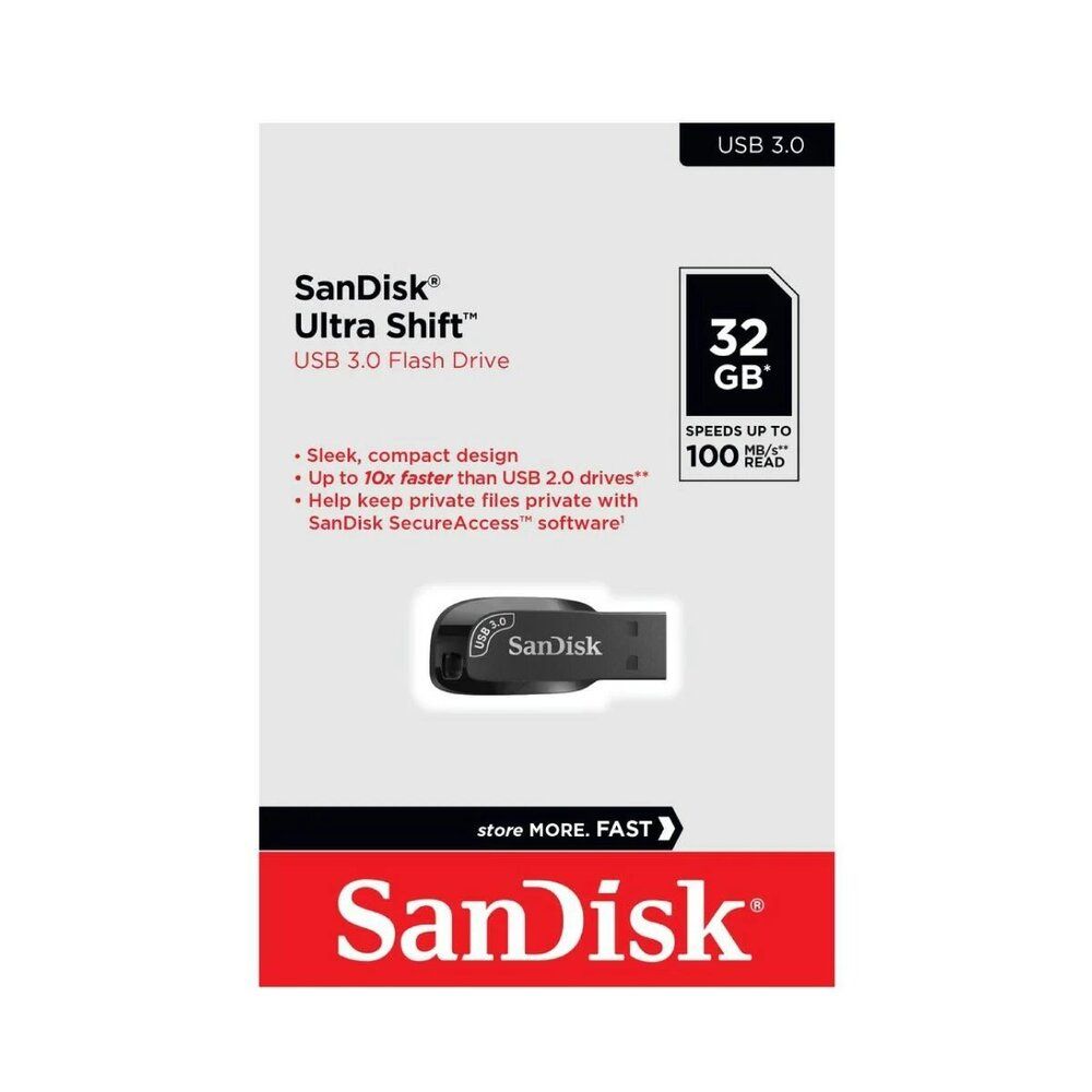 แฟลชไดร์ฟ SANDISK ULTRA SHIFT USB 3.0 32GB SDCZ410-032