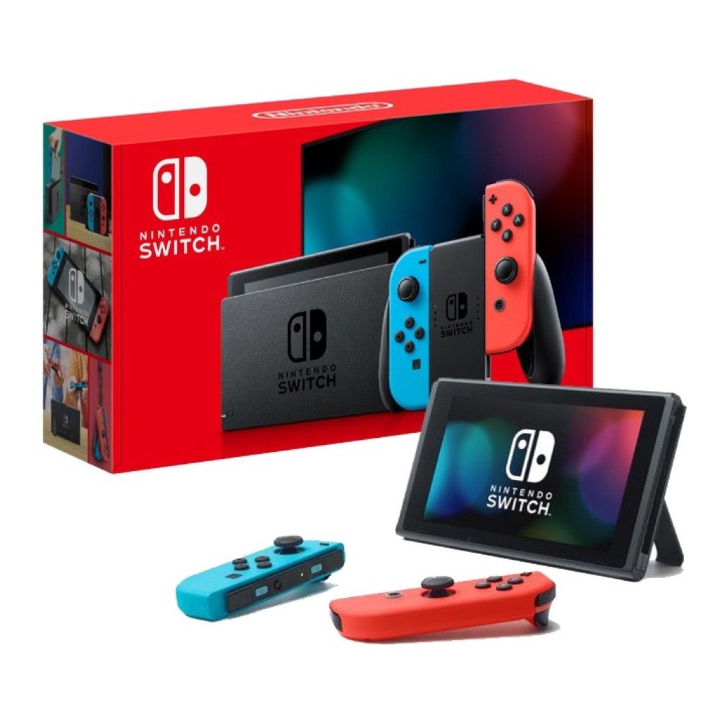 NINTENDO เครื่องเล่นเกมส์ SWITCH-GEN2-BLUE-RED