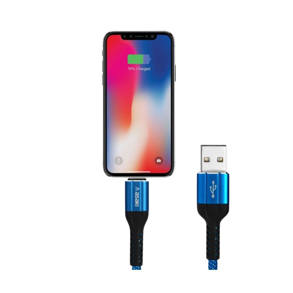 ASAKI สายชาร์จและโอนย้ายข้อมูล (ไลท์นิ่ง)