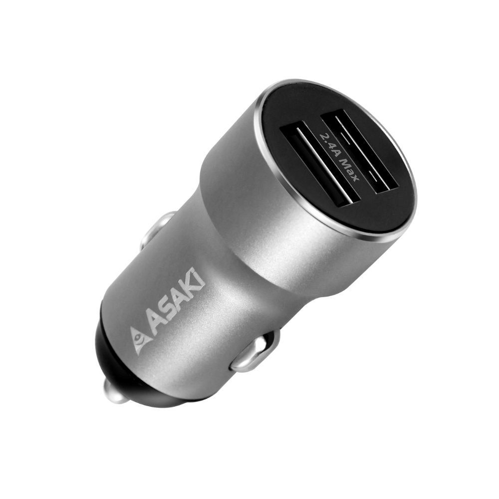 ASAKI ที่ชาร์จรถ 2 ช่อง USB-A