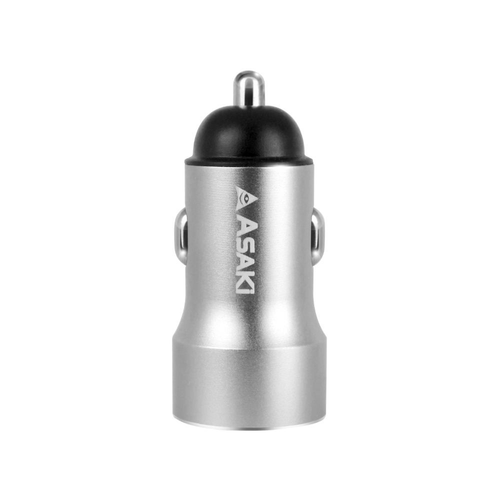 ASAKI ที่ชาร์จรถ 2 ช่อง USB-A