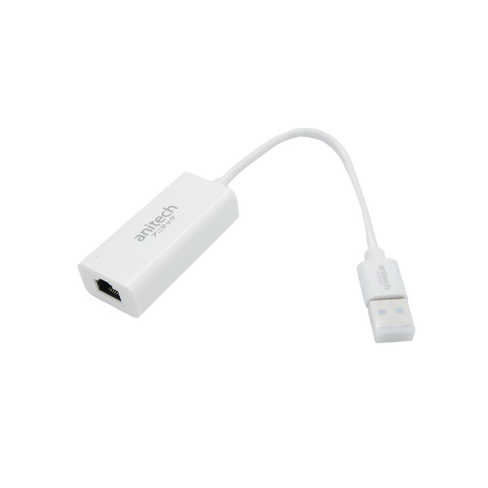 ANITECH อะแดปเตอร์ USB-A TO ETHERNET RA201