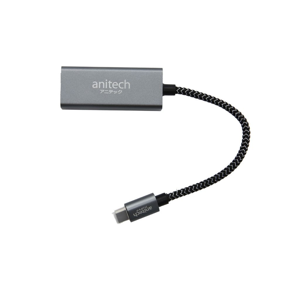 ANITECH อะแดปเตอร์ USB-C ETHERNET RA202
