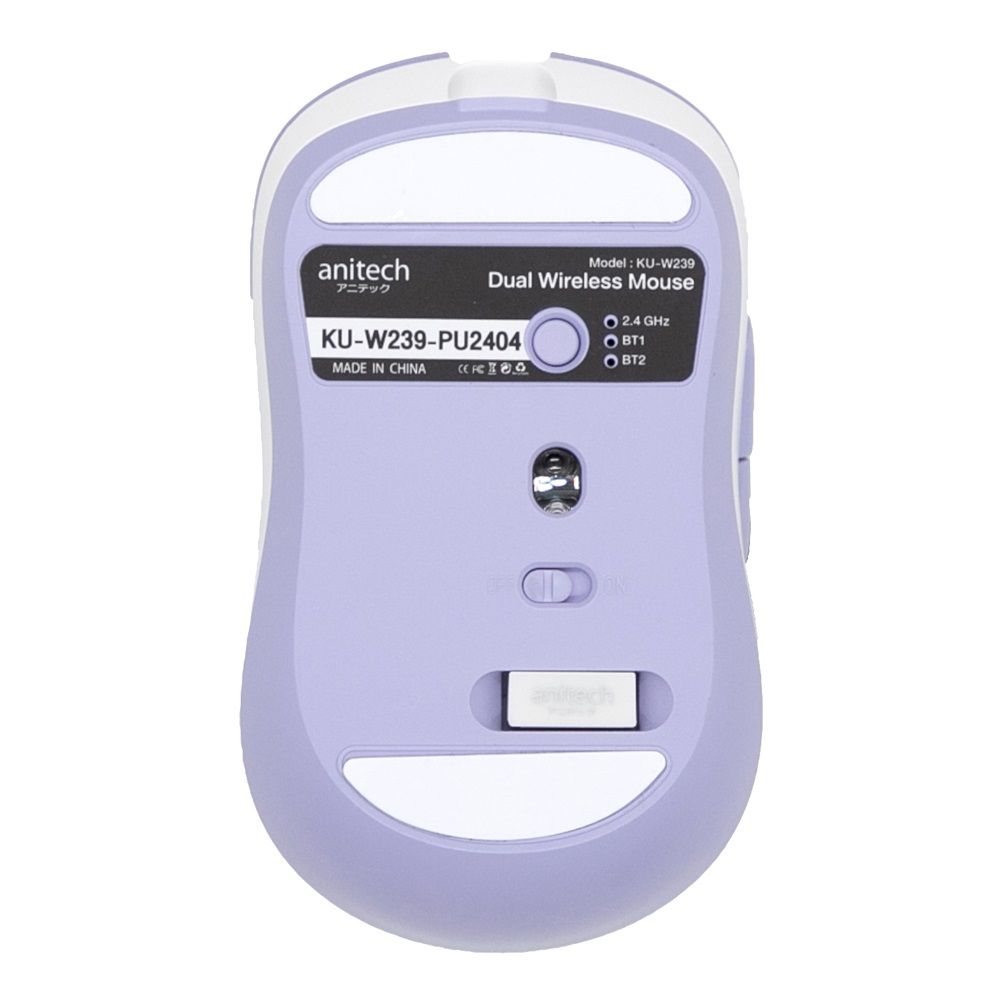 ANITECH WIRELESS MOUSE DUAL KU-W239-PU