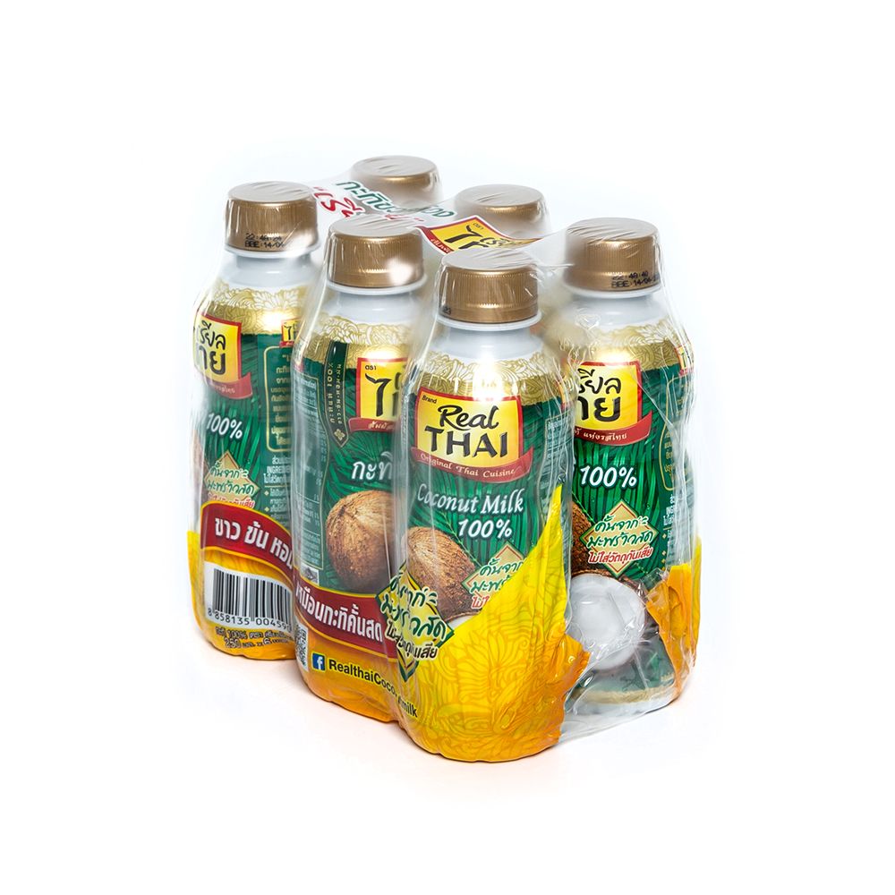 เรียลไทยกะทิ 100% ขวด 250 มล. X6
