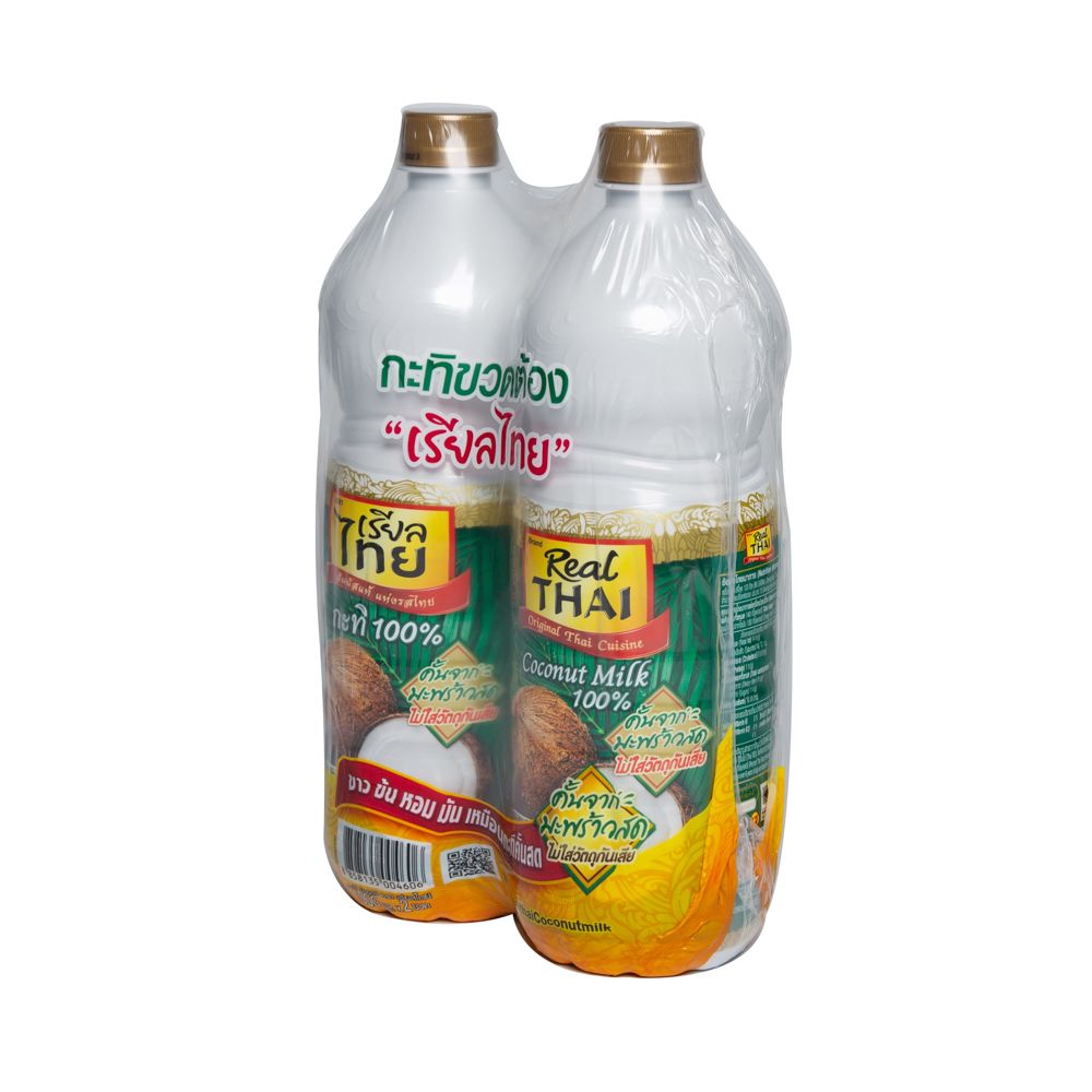 เรียลไทยกะทิขวด 1000 มล. X2