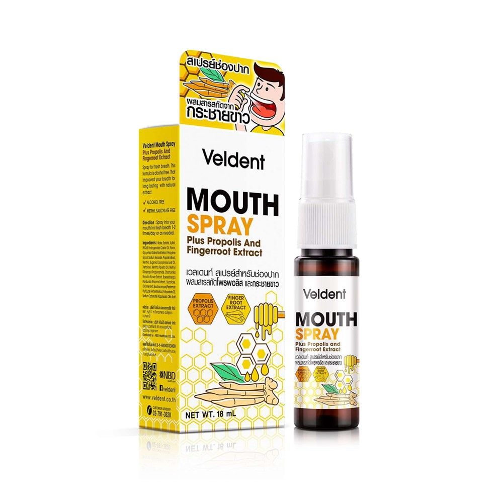 VELDENT MOUTH SPRAY FINGERROOT 18 ML.