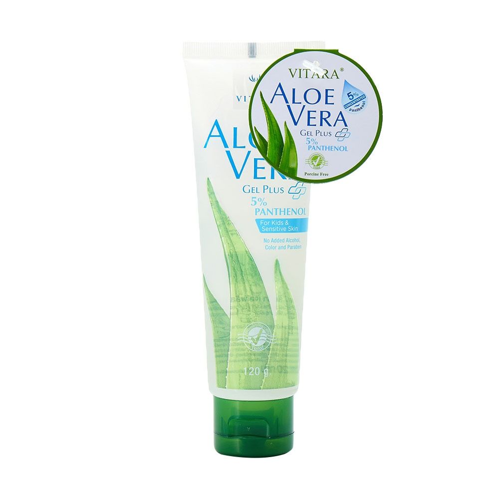 VITARA ALOE VERA GEL PLUS PANTHENOL 120G | Lotus's Shop Online