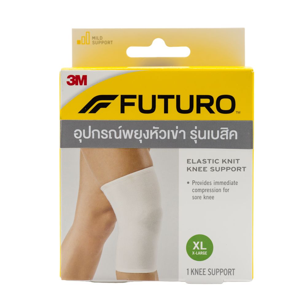3M BASICS ELASTIC KNIT KNEE WHITE XL