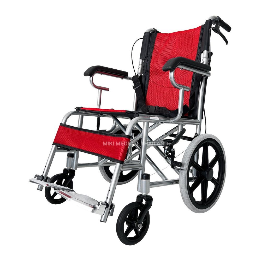 MIKI WHEELCHAIR RED SMALL WHEELS JD-L03
