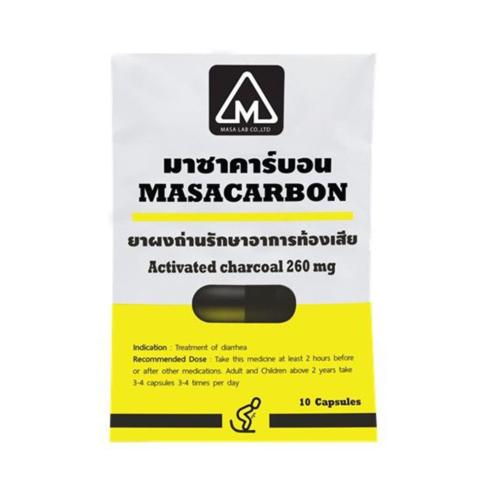 MASACARBON ACTIVATED CHARCOAL 260 MG