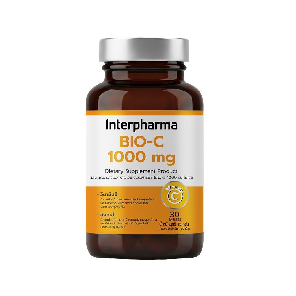 INTERPHARMA BIO-C 1000 MG 30 TABLETS