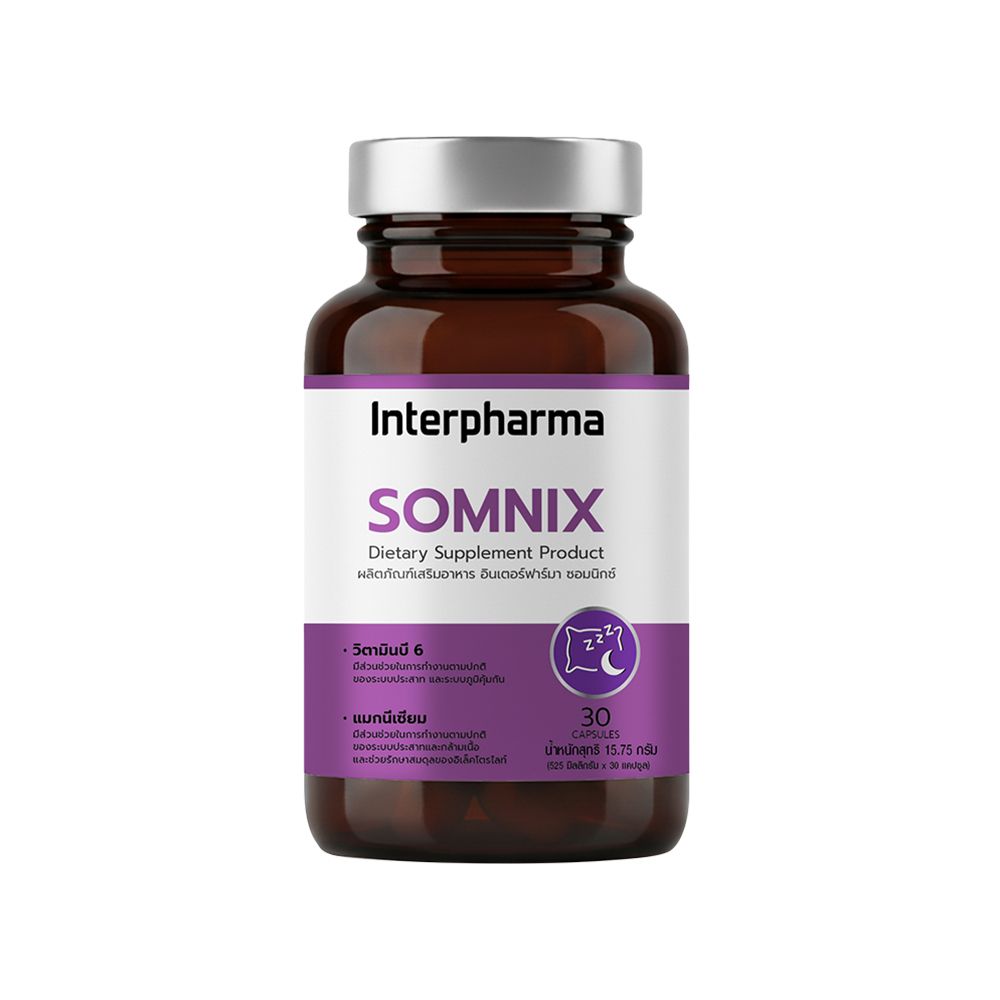 INTERPHARMA SOMNIX 30 CAPSULES