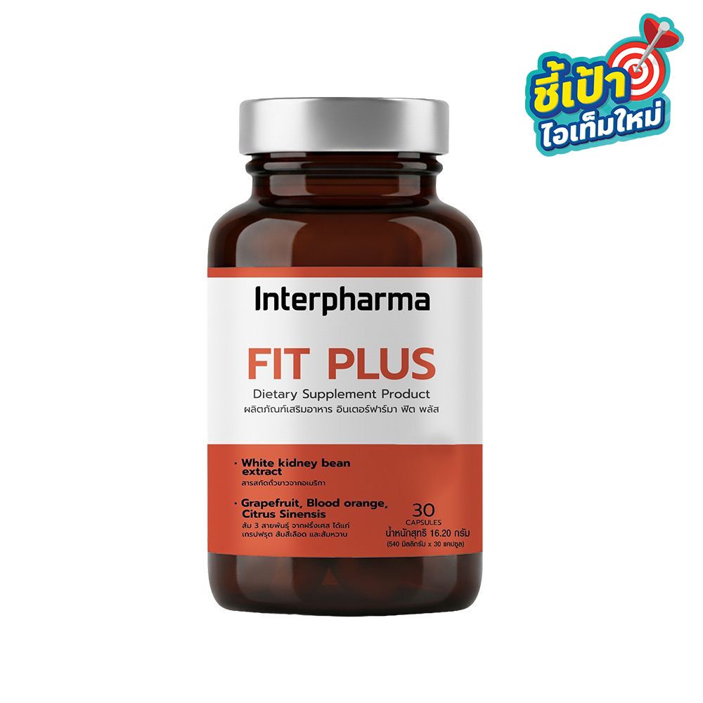 INTERPHARMA FIT PLUS 30 CAPSULES