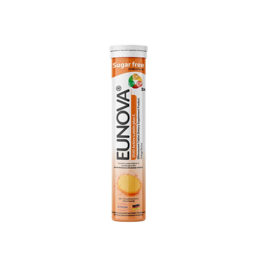 EUNOVA DUO ACTIVE LUTEIN + VITAMIN C 15 TABLETS