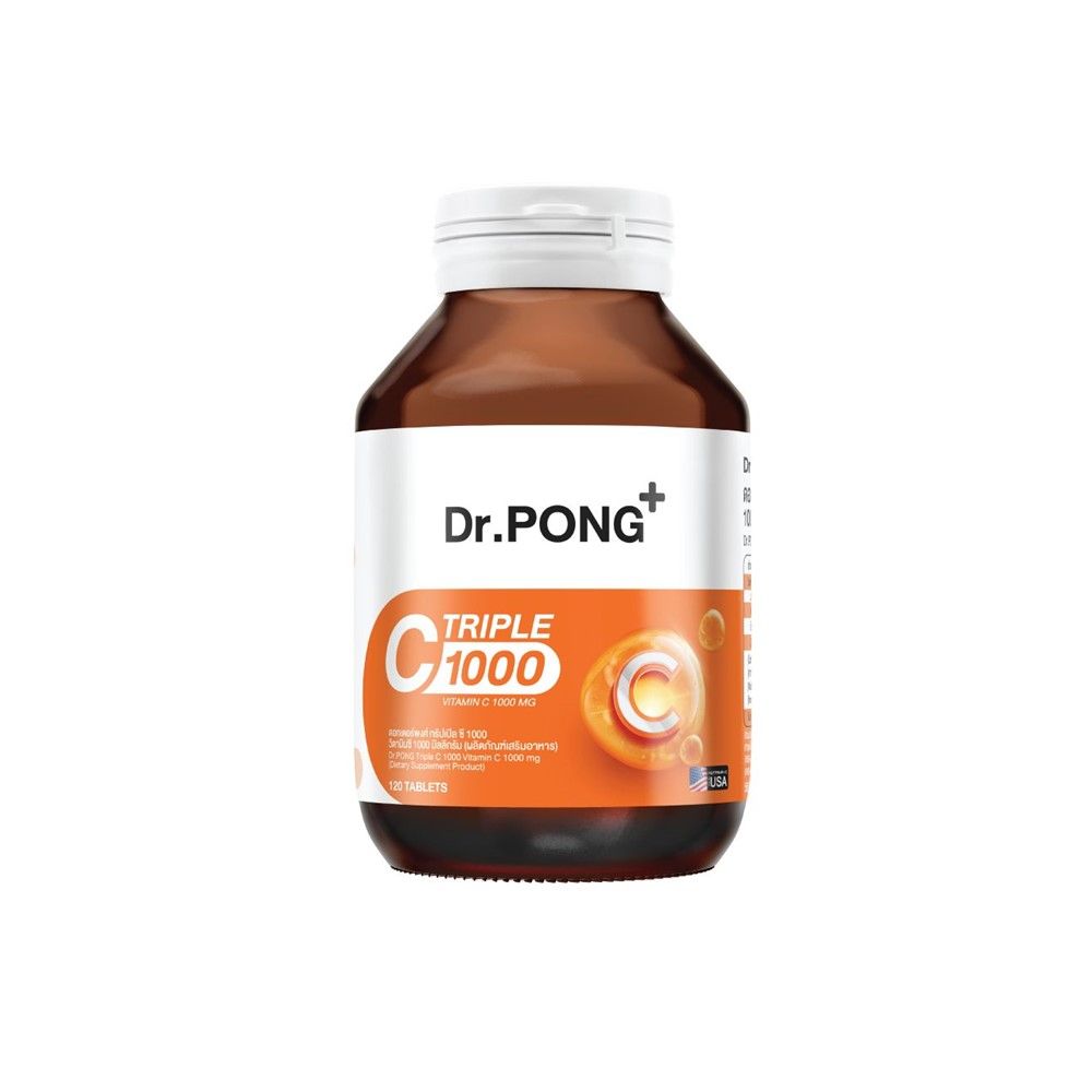 DR.PONG TRIPLE C 1000 VITAMIN C 120 TABLETS