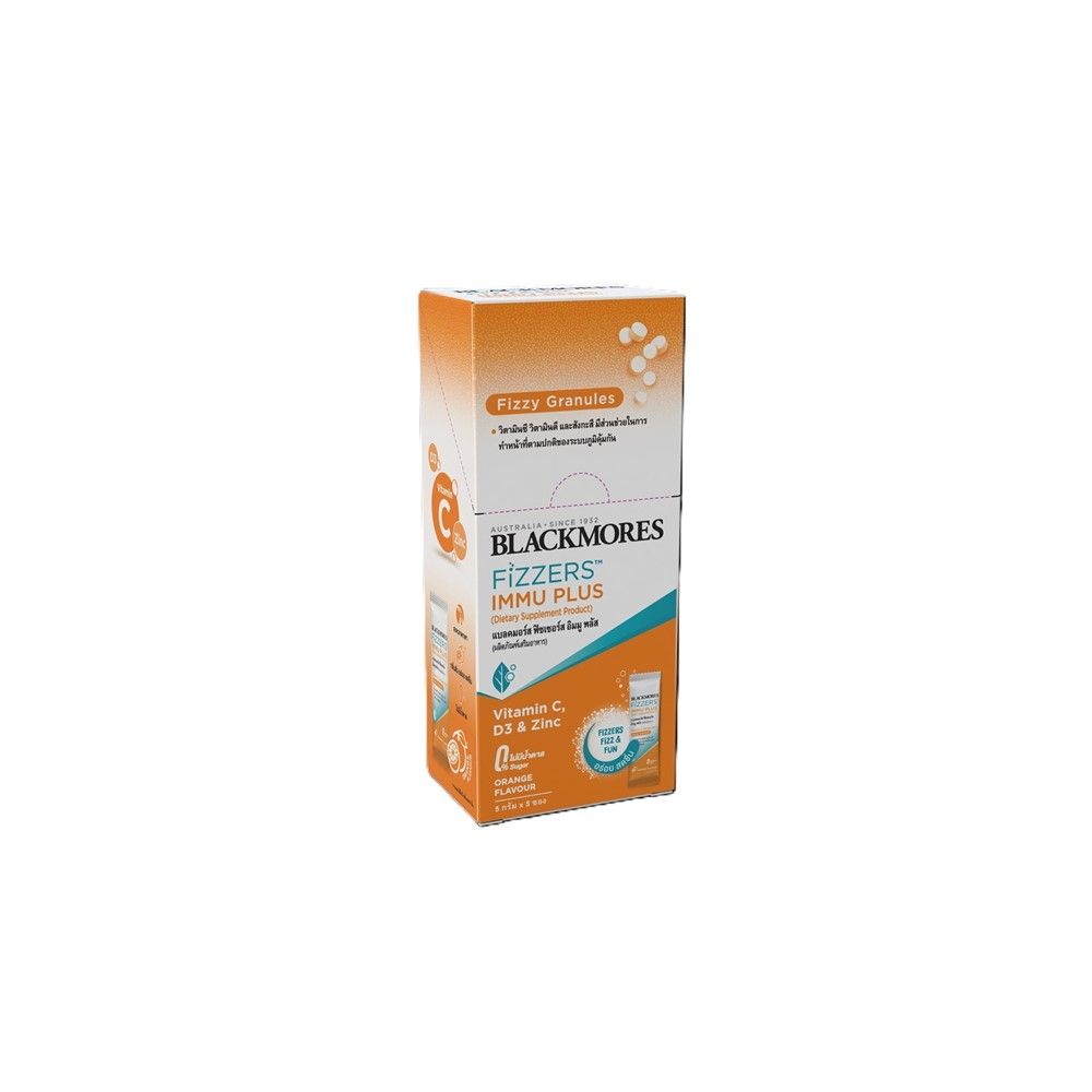 BLACKMORES FIZZERS IMMU PLUS 5 G PACK 5 SACHETS