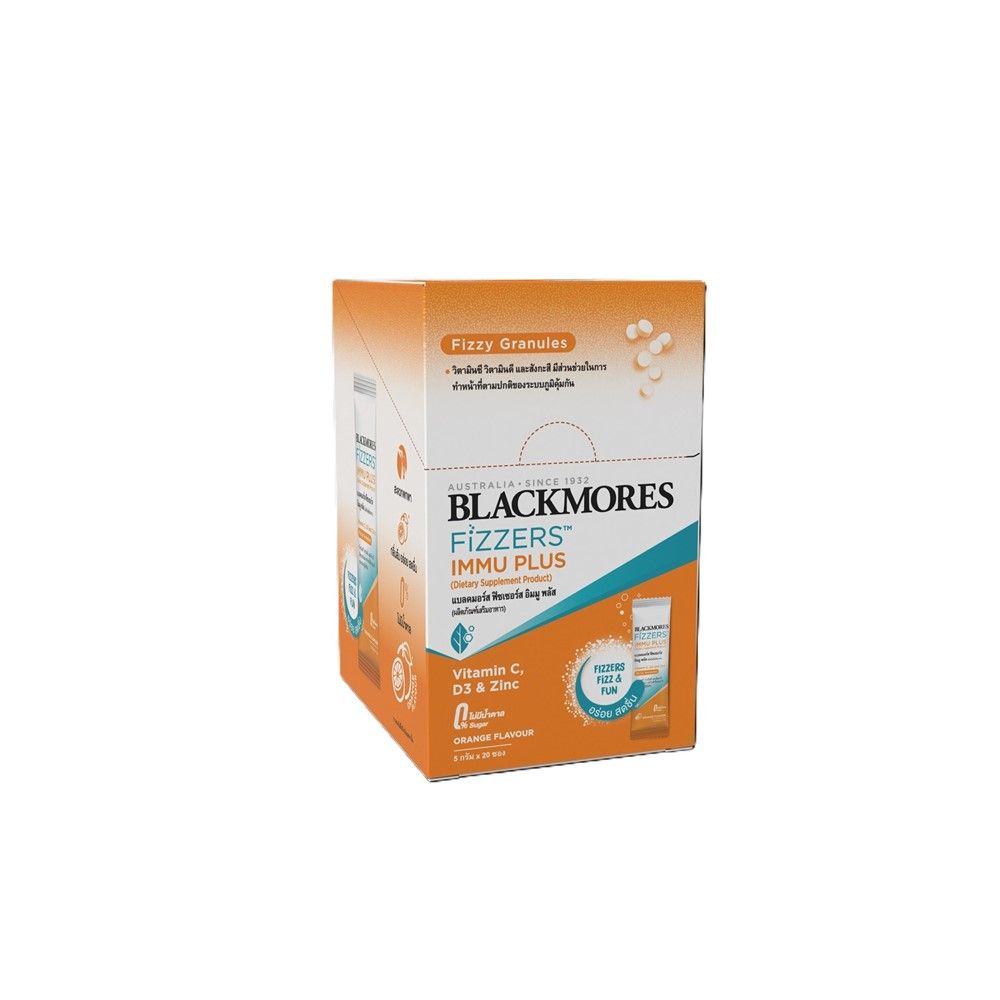 BLACKMORES FIZZERS IMMU PLUS 5 G PACK 20 SACHETS