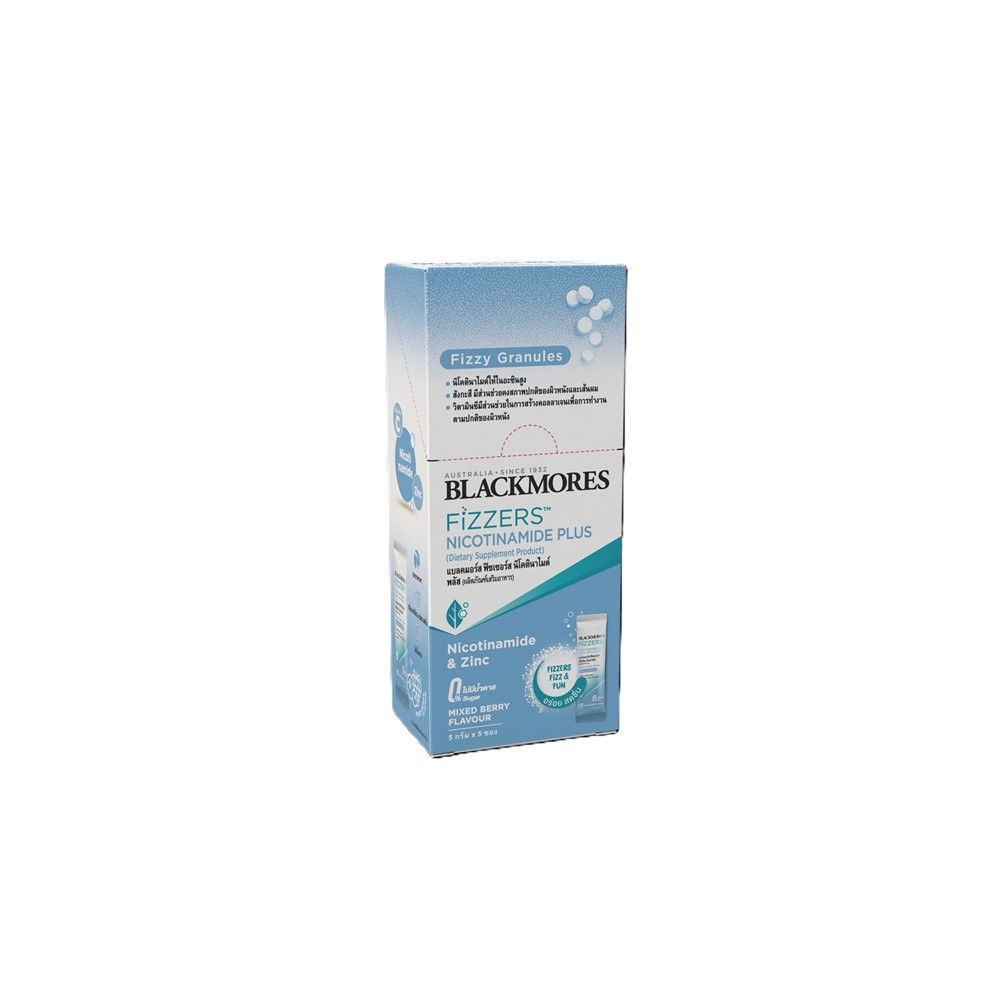 BLACKMORES FIZZERS NICOTINAMIDE PLUS 5 G PACK 5 SACHETS