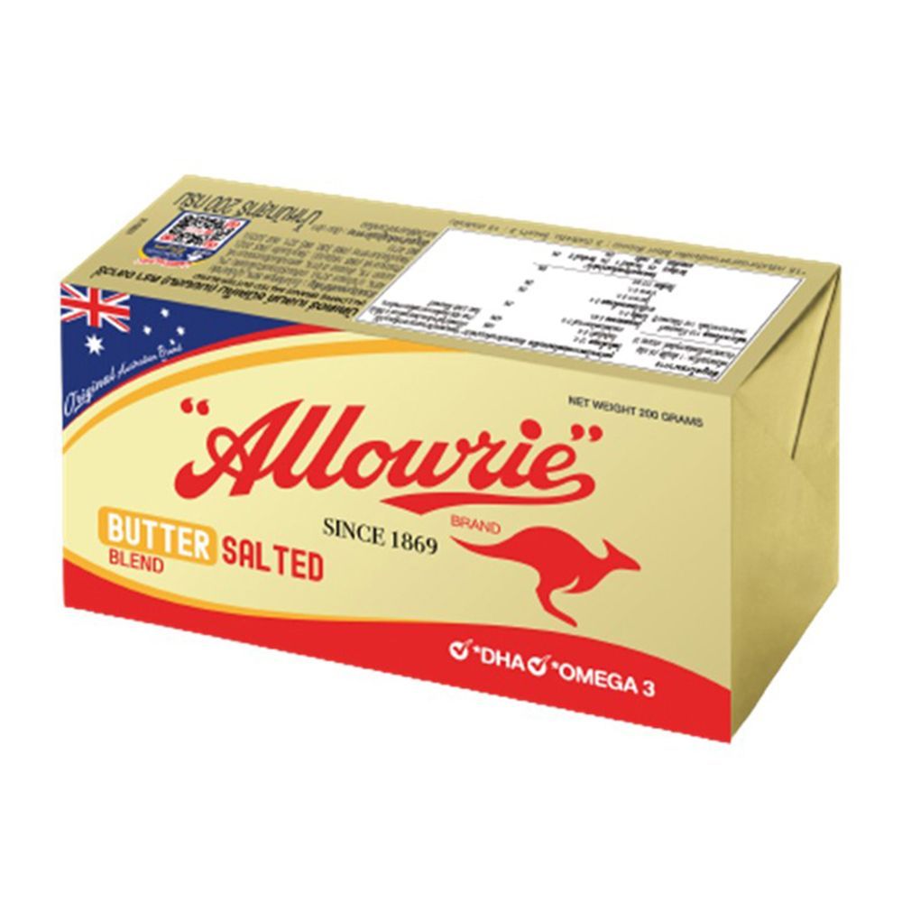 ALLOWRIE BUTTER BLEND SPREAD SALTED 200 G