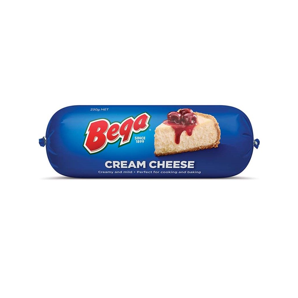 BEGA CREAM CHEESE CHUBES 250 G