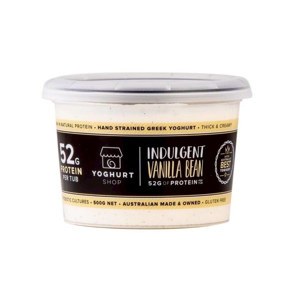THE YOGHURT SHOP INDULGENT VANILLA BEAN 500 G