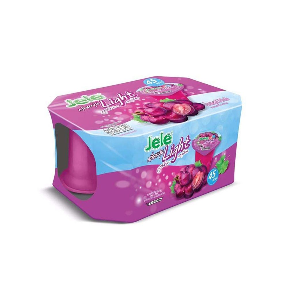 JELE LIGHT GRAPE 125G.X6