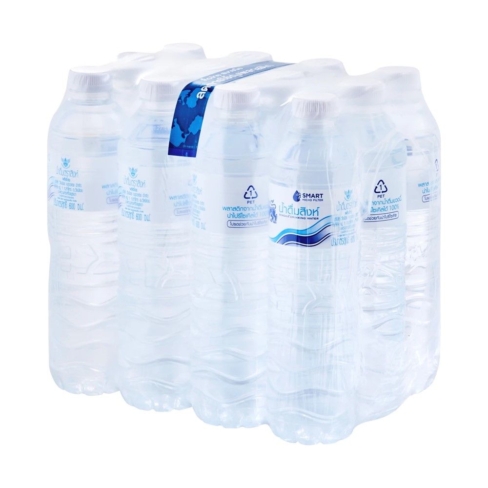 สิงห์น้ำดื่ม600มล. แพ็ค 12