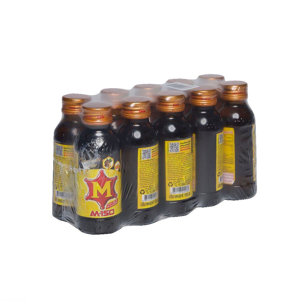 เอ็ม-150 เครื่องดื่มชูกำลัง กระชายดำ+น้ำผึ้ง 100 มล. แพ็ค 10