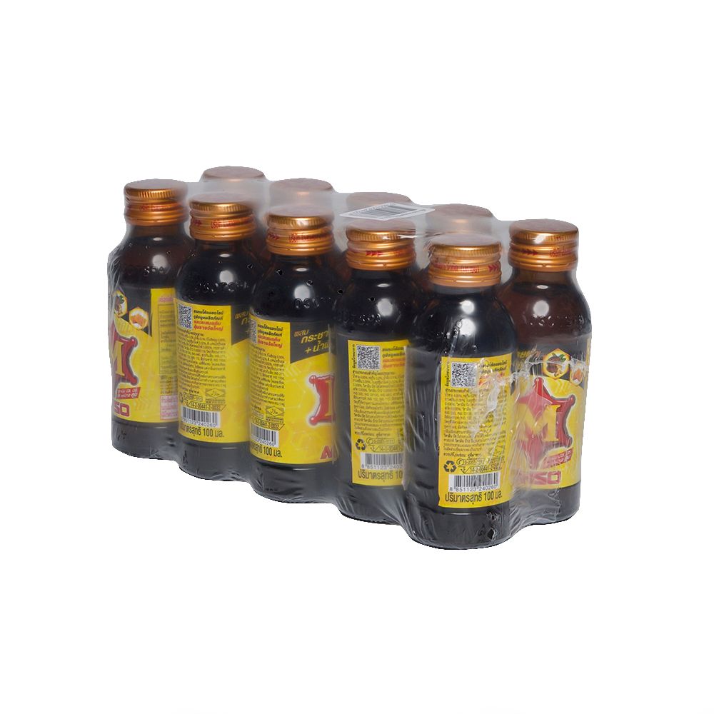 เอ็ม-150 เครื่องดื่มชูกำลัง กระชายดำ+น้ำผึ้ง 100 มล. แพ็ค 10