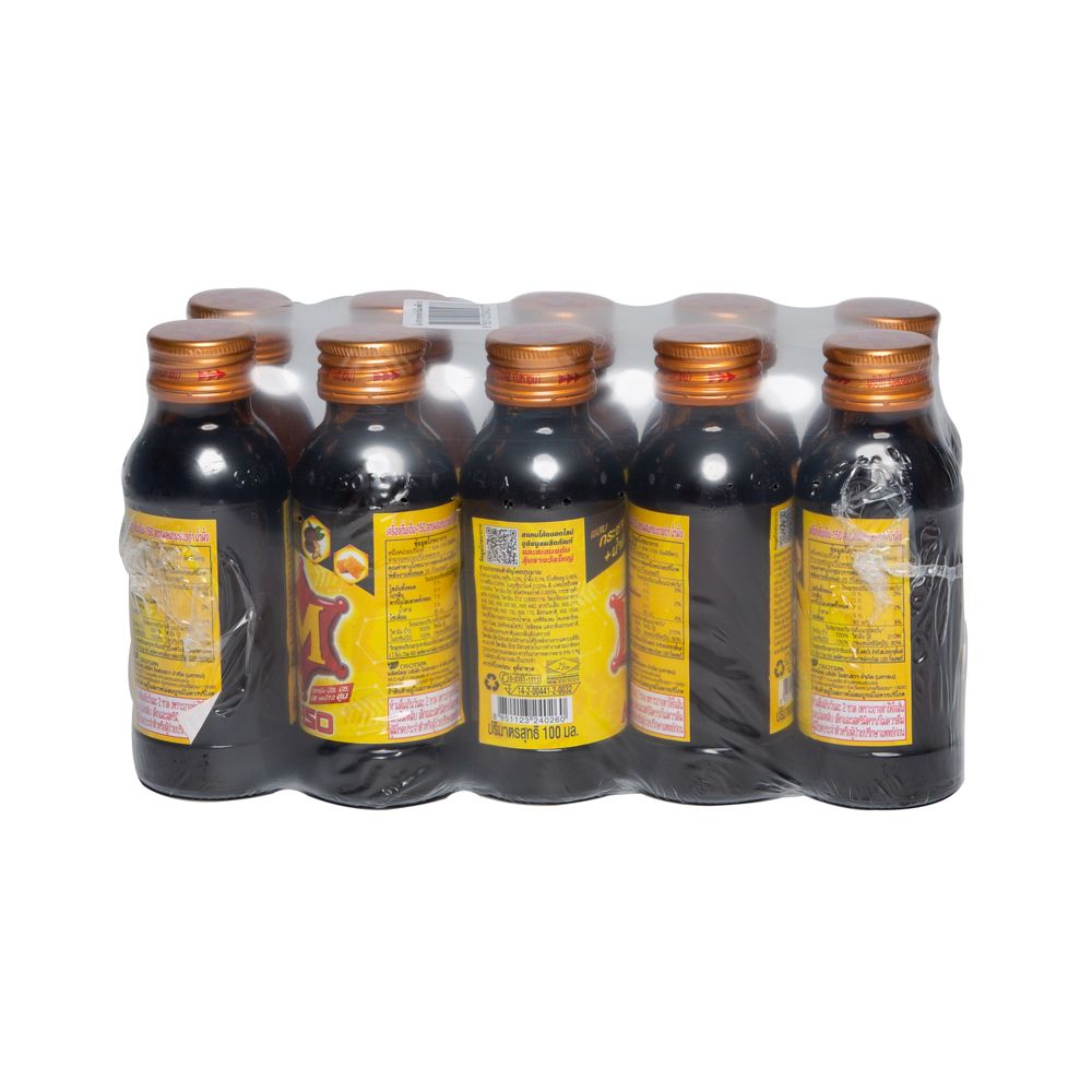 เอ็ม-150 เครื่องดื่มชูกำลัง กระชายดำ+น้ำผึ้ง 100 มล. แพ็ค 10