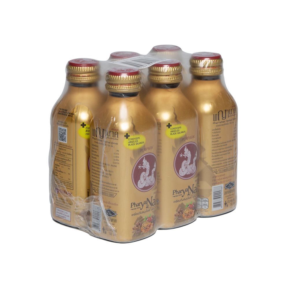 พญานาคพร้อมท์เครื่องดื่มสมุนไพร150มล. แพ็ค 6