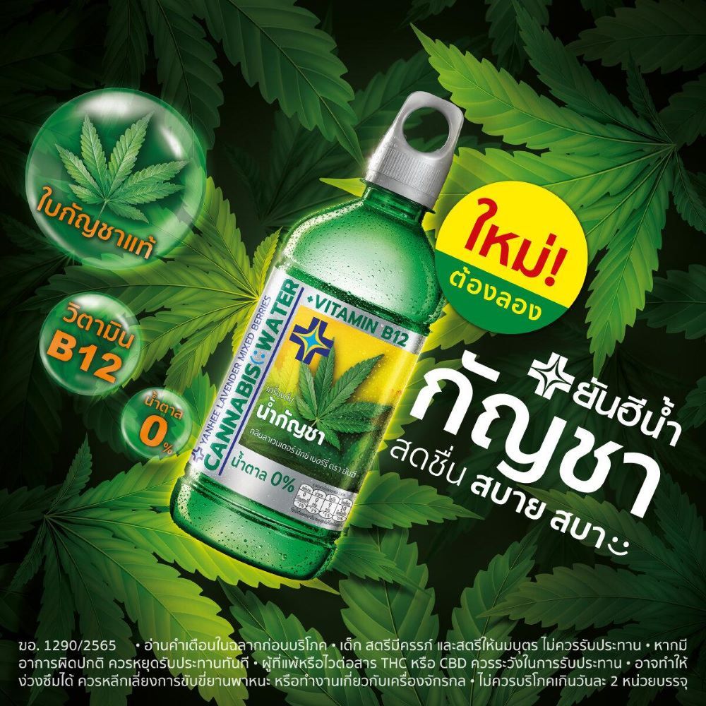 YANHEE CANNABIS LAVENDER MIXED BERRIES 460 ML. PACK 12