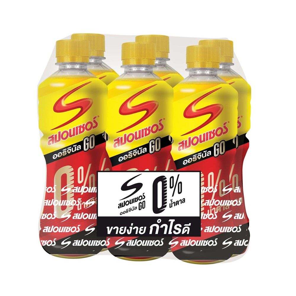 SPONSOR ORIGINAL ELECTROLYTE BEVERAGE NO SUGAR 420ML. PACK 6