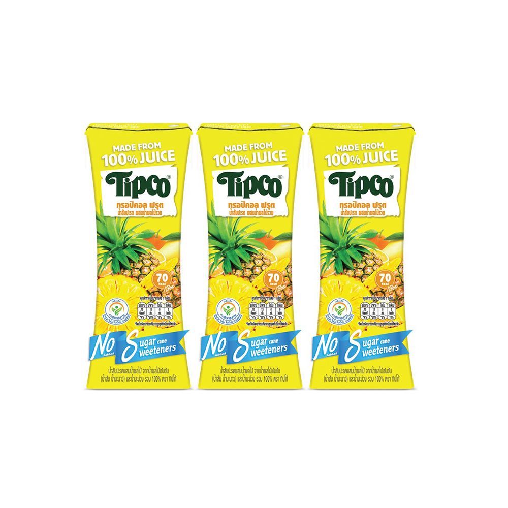 ทิปโก้ ทรอปิคอล ฟรุต 180 มล. แพ็ค 3