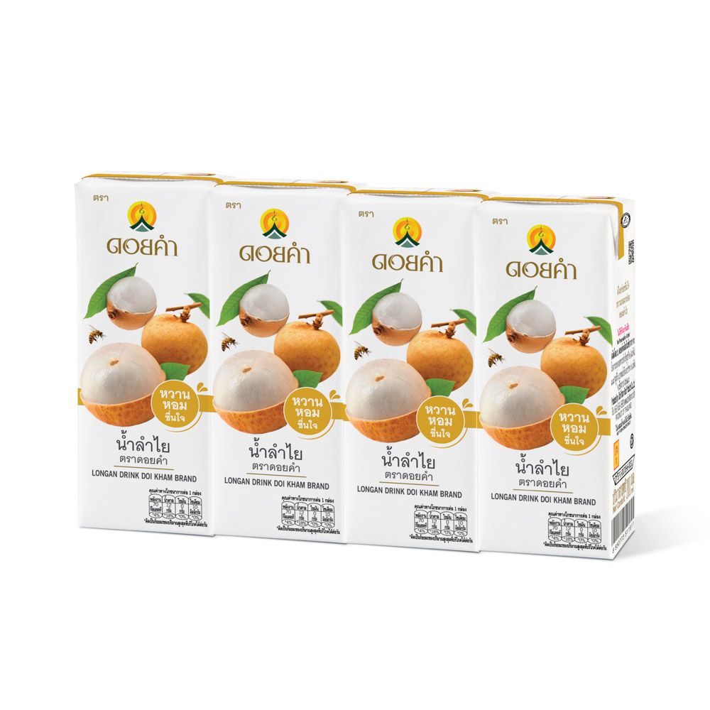 DOI KHAM LONGAN DRINK 200 ML PACK 4