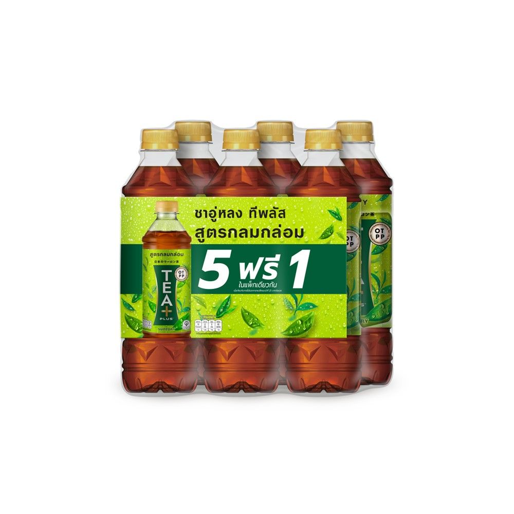 TEA PLUS OOLONG TEA TASTY FORMULA 500 ML PACK 5 FREE 1