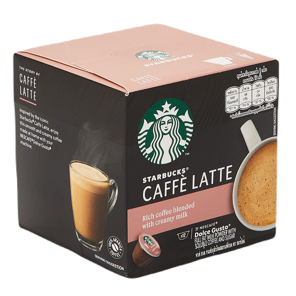 STARBUCKS CAFFE LATTE 12 CAP
